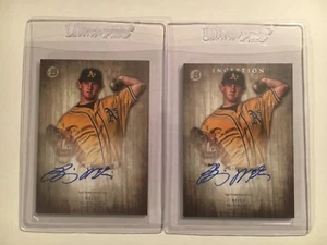 2014 Bowman Inception Prospects Autogramm #BM Billy McKinney 2 Karten Lot - Blue Jays - Bild 1 von 1