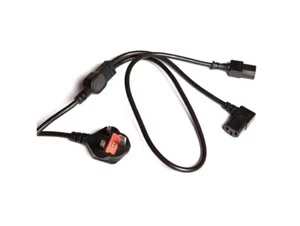 Monitor de alimentación y PC Avance (1,8 m) UK Mains Kettle doble ángulo recto Y - Imagen 1 de 1