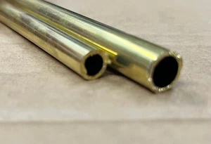Tubo in ottone dimensioni imperiali, varie dimensioni e lunghezze - Foto 1 di 1