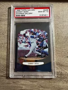 1999 Topps Gallery Awards #AG6 Sammy Sosa Chicago Cubs PSA 10 EDELSTEINE NEUWERTIG - Bild 1 von 2