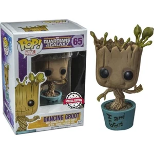 GUARDIANS OF THE GALAXY Figurine DANCING GROOT I AM GROOT EXCLU N° 65 FUNKO POP - Picture 1 of 1