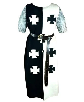 Medieval Tunic 7 Templar Knight Costume Adult Cosplay Costume Men Reenactment - Image 1 of 3