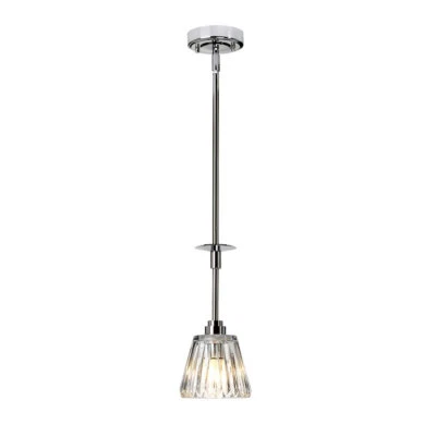 Lampada Pendente LED Lampada da Bagno IP44 Plafoniera Ottone D 13 CM - Immagine 1 di 4