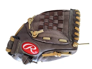 Rawlings H100BRC 10 inch Highlight Series Brown Leather YOUTH Baseball Glove - Picture 1 of 7