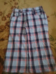 Girls Pants Size 8 Red White And Blue stretch - Picture 1 of 4