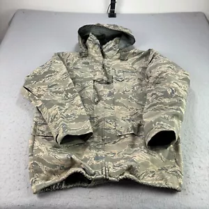 US Army Jacket Mens M Green Camo All Purpose Parka Gore Seam Military Full Zip - Picture 1 of 12