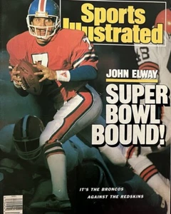 Sports Illustrated Magazine (January 1988) DENVER Broncos; JOHN ELWAY, Superbowl - Picture 1 of 2