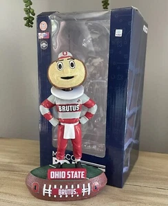 BRUTUS the BUCKEYE Ohio State Buckeyes 2018 Baller Series Mascot Bobblehead NIB! - Picture 1 of 3
