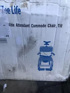 Shower Disability chair  & Commode Chair, Tilt & Leg - Picture 1 of 4