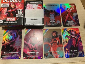 2022 Uno Ultimate Marvel Add-On SCARLET WITCH Collection. Set W/ 6 Rare Foils!! - Picture 1 of 4