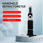 0-32%,0-80% Handheld Sugar Alcohol Refractometer Brix Wine Concentration Meter