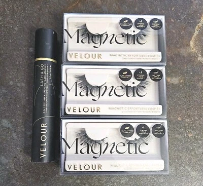 3 Sets Velour Magnetic Lashes OPPOSITES ATTRACT Reusable, $66 Retail! - Image 1 of 4