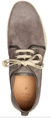 n.d.c. Sapatos masculinos feitos à mão Raphaelle de couro camurça macia com cadarço 41 Ndc - Imagem 1 de 4