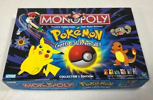 Pokémon Monopoly Collectors Edition Board Game Replacement Parts Pieces 
