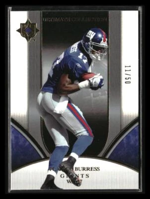 2006 Upper Deck Ultimate Collection #128 Plaxico Burress Gold #/50 - Image 1 of 2