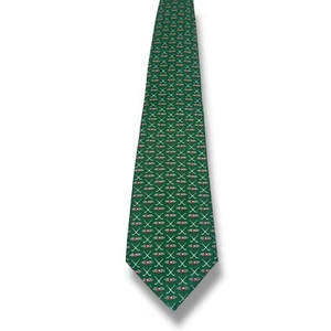 Vineyard Vines Custom Collection Baltusrol Golf Club Neck Tie Green AOP 59" Long - Picture 1 of 6