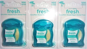 Dental Guru Fresh CocoMint gewachste Zahnseide Menge 2 bis 12 (100 Yards) pro Stück * - Bild 1 von 6