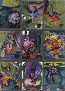 X MEN FLEER ULTRA 95 SET OF 9 GOLD HUNTERS AND STALKERS - Picture 1 of 1