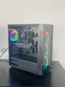 Custom Gaming PC RTX 3070 8GB AMD Ryzen 5 5500 16GB DDR4 2TB HDD + 256GB M2 NVME - Picture 1 of 12