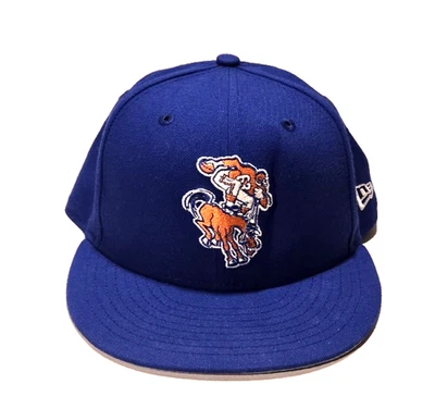 Gorra de fútbol americano New Era 59fifty 7 1/8 ajustada con logotipo retro de los Denver Broncos NFL Foto 1 de 4