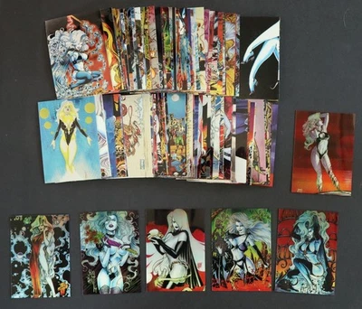 1994 Krome Prod Lady Death Chromium, Holochrome & Mystery Card Set *6932 - Image 1 of 2