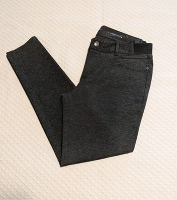 Simple Vera Vera Wang Women's Pants Large Gray Elastic Waist Stretch Slim Ankle - Image 1 of 4