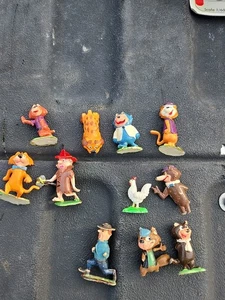1961 Marx TV Tinykins Top Cat figure di plastica Hanna Barbera personaggi dei cartoni animati - Foto 1 di 9