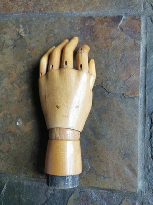 Holz Schaufensterpuppe Hand Gelenk Handgelenk Finger Künstler / Geschäft - Bild 1 von 2