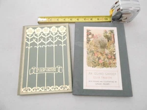 RARE 1988 AN ISLAND GARDEN CELIA THAXTER CHILDE HASSAM HC SLIPCASE VINTAGE BOOK - Picture 1 of 8
