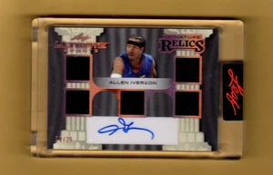 ALLEN IVERSON 19/25 2024 Leaf Metal Ultimate Sports Autograph and Memorabia - Bild 1 von 2
