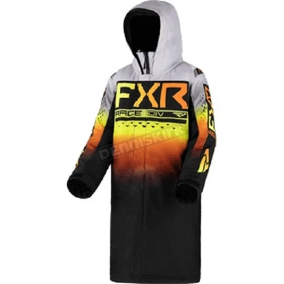 FXR Racing Youth White Lightning Warm-Up Coat - 230425-0126-10 - Image 1 of 2