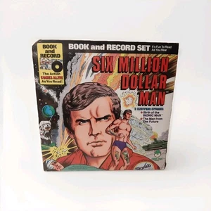 Six Million Dollar Man  Book & Record Vinyl Set New/Sealed Steve Austin.....1977 - Picture 1 of 2