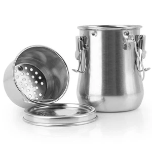 Pinselreiniger aus Edelstahl mit Auslaufsicherem Deckel - Tragbarer - Bild 1 von 7