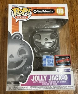 NYCC 2025 Funko Pop! VeeFriends Jolly Jack-O plateado metálico nuevo en caja ComicCon LE1000 - Imagen 1 de 6