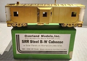 Overland Models HO Scale SRR Steel B-W Caboose w/Solar Panels on Roof - Picture 1 of 9