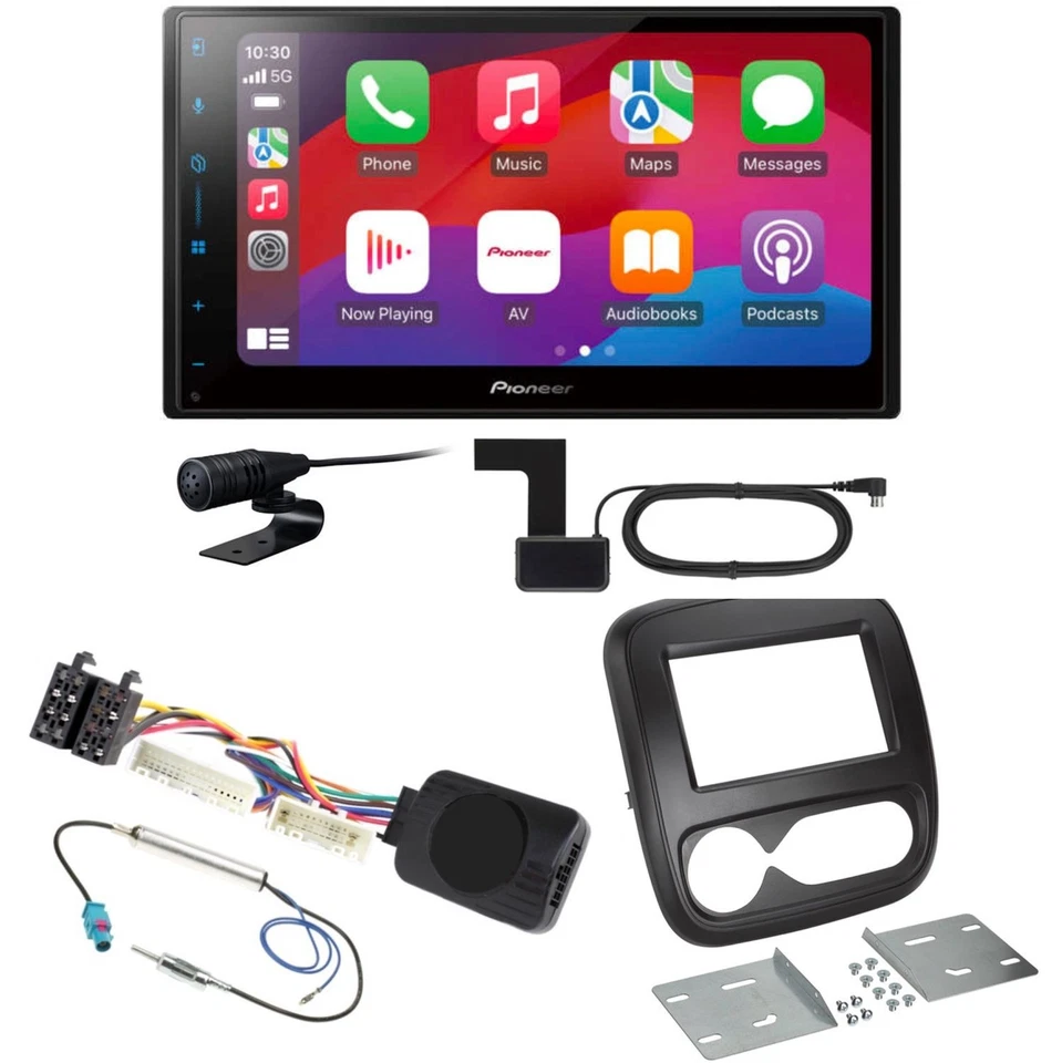 Pioneer SPH-DA77DAB CarPlay Android Auto DAB+ Einbauset für Fiat Talento - Bild 1 von 1