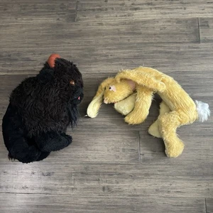 Vintage The Rushton Company Plüsch 2 Stück Büffel Kaninchen Hase Atlanta Georgia - Bild 1 von 21