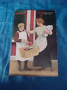 Orig 1912 MAUSERS FLOUR Advertising POSTCARD- - Picture 1 of 3