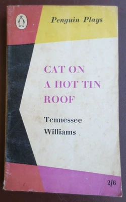 Penguin Book Tennessee Williams Cat on a Hot Tin Roof VINTAGE 1958 P/B Plays Foto 1 de 4
