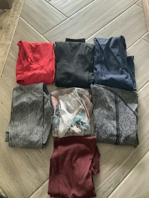 Bundle Of 7 Reseller Lululemon Leggings Tights Crops Size Tags Are Missing - Image 1 of 4