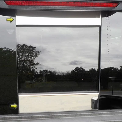 Polished Sliding Rear Window Trim Accents 2pcs (fits: 2017-2023 Honda Ridgeline) - Image 1 of 4