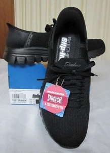 Skechers Graceful First Blush Black Womens Casual Slip Ins Sneaker Size 7 - Picture 1 of 7