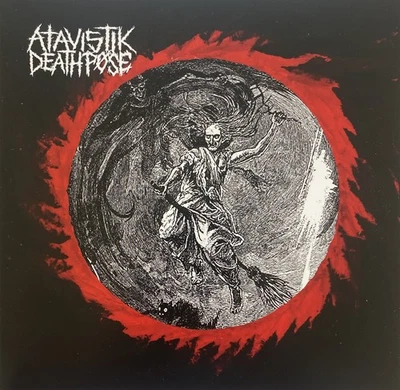 ATAVISTIK DEATHPOSE 7” PINK VINYL UK CRUST PUNK HARD TO SWALLOW VICTIMS NITAD - Image 1 of 4