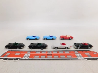 7X Wiking H0 1:87 Modello Roadster Mercedes-Benz MB 300 SL Mint #DX41-0,5 - Immagine 1 di 4