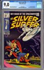 Silver Surfer #4 High Grade Classic Cover Silver Age Thor Marvel 1969 CGC 9.0