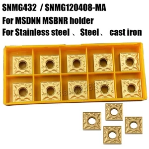 SNMG432 SNMG120408-MA CNC carbide insert For Stainless steel 、Steel、 cast iron - Bild 1 von 8