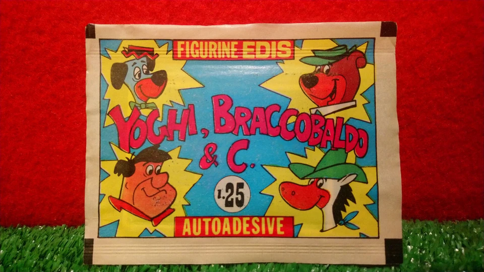 YOGHI BRACCOBALDO & C. - BUSTINA DI FIGURINE SIGILLATA - EDIS 1968 - Immagine 1 di 2