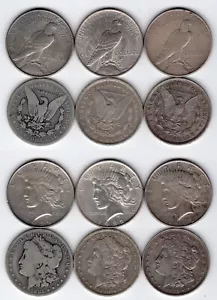 USA 6 x 1 Dollar Morgan + Peacedollar #182 - Bild 1 von 1