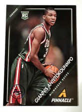 2013-14 Panini Pinnacle Giannis Antetokounmpo RC Artist Proof Blue SP - Bucks