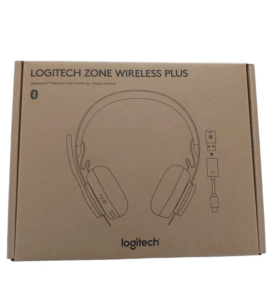 Logitech Zone Wireless Plus UC cuffie business videoconferenza Teams Zoom  - Immagine 1 di 4